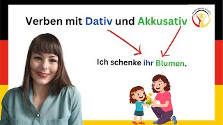 German class  Dativ und Akkusativ  Verben  Deutsch A1A2B1B2 [upl. by Onil]