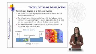 Tratamientos de Membrana Desalación   UPV [upl. by Reffotsirhc]