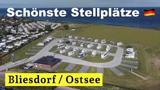 Wohnmobilpark Meerblick Bliesdorf  Wohnmobilstellplatz an der Ostsee  womoclick [upl. by Jennette]