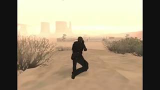 GTA SA Weapon sound with bullet drop sound effect [upl. by Rosio]