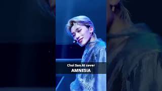 AI cover ATEEZ San — Amnesia by KAI [upl. by Stefa115]