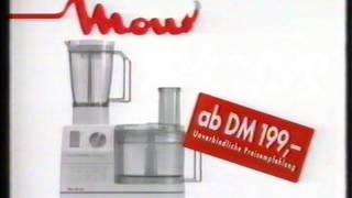 Moulinex  Moulinette  Deutsche Werbung German commercial  VHS  1990  ORIGINAL [upl. by Nnylsia]