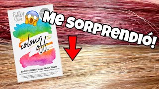 RETIRA TODO EL TINTE DEL CABELLO  COLOUR OFF reseña [upl. by Toogood]