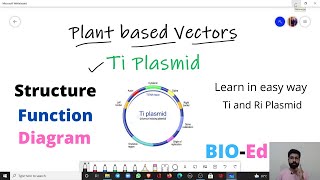 What is Ti Plasmid  Learn fast  RDNA Technology [upl. by Lyndes298]