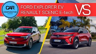 Ford Explorer vs Renault Scenic ETech  2024  Detailed Comparison of Specs Dimensions and Prices [upl. by Anelrahc]