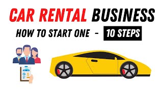 How To Start a CAR RENTAL BUSINESS in 10 Steps Animated [upl. by Oloapnaig]