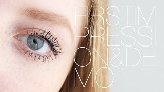 FIRST IMPRESSION amp DEMO  Maybelline Lash Sensational WP Mascara [upl. by Duahsar]