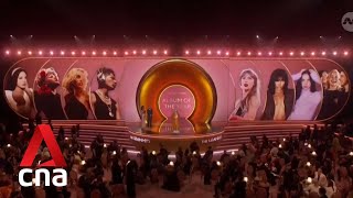 Grammy Awards 2024 Taylor Swift makes history with fourth album of the year win [upl. by Nifares305]