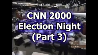 CNN 2000 Election Night Full Coverage 3 [upl. by Yelsnya290]