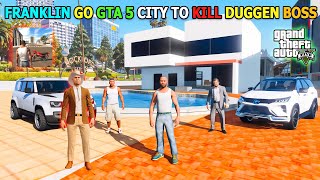 Indian Bike Driving 3d Franklin Going To GTA 5 Los Santos City For Killing Duggen Boss  GTA 5 [upl. by Berner]