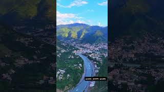 Madyan swat drone view travel goodlife nature village shorts [upl. by Ecyor]