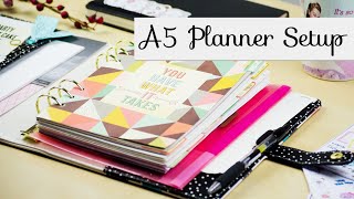 A5 Planner Setup  Carpe Diem [upl. by Ettesyl74]