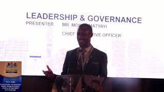 Remarks by Mr Moses Matyayi City of Windhoeks Chief Executive Officer and Chevening Alumni [upl. by Luis]