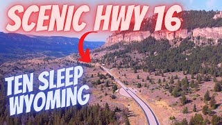 Scenic Byway US HWY 16 Ten Sleep Wyoming [upl. by Nayd]