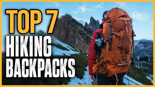 Best Hiking Backpacks 2024  Top 7 Best Hiking Backpacks Review [upl. by Nanoc]