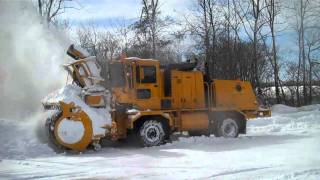 New York State DOT Oshkosh H series snow blower [upl. by Reerg]