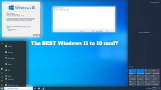 RT10 RTM The BEST Windows 11to10 Mod [upl. by Aitnuahs974]