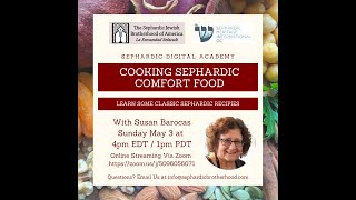 Cooking Sephardic Comfort Food [upl. by Anoynek]