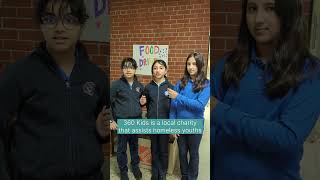 Thanksgiving Food Drive for 360°kids shorts fooddrive [upl. by Dinny]