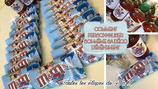 DIY ✨  PERSONNALISE TON ÉVÉNEMENT À L’INFINI   BOUTEILLES MampMS THÈME PAT PATROUILLE 🐾 [upl. by Aldos]