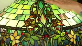 How Tiffany Style Lamps Are Made [upl. by Ymma808]