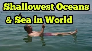 TOP 10 SHALLOWEST OCEANS AND SEAS [upl. by Oedama]