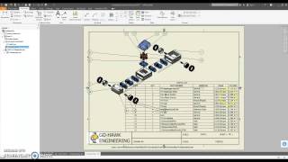 75 Exploded View Drawing with Balloons and Parts List  Inventor [upl. by Derick]