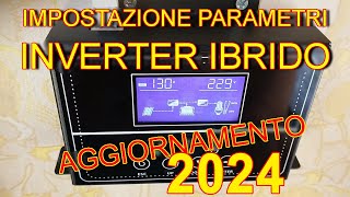 Impostazioni aggiornate parametri inverter ibrido mppt controllo di carica solare lifepo4 Aliexpress [upl. by Lluj]