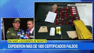 Cayeron ‘los tramitadores’ sacaron 1800 certificados de tecnomecánica fraudulentos [upl. by Trin]