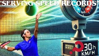 quotServing Speed Records Tennis Titans Launch Explosive 150 MPH Shotsquot [upl. by Aikat]