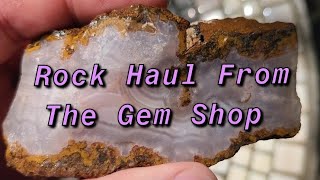 Rock Haul From The Gem Shop agate jasper [upl. by Eustace]