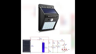 Solar LED Light circuit with Transistors [upl. by Aneehsat]