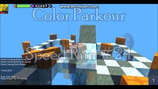 Kogama Color Parkour Speed Run 24 [upl. by Ahsai]