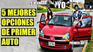 5 MEJORES OPCIONES DE PRIMER AUTO [upl. by Lyndel851]