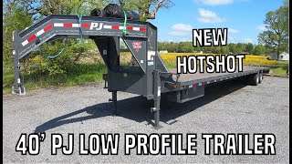 Custom Hotshot Gooseneck Trailer  Walk Around  Diamond C [upl. by Ydiarf]