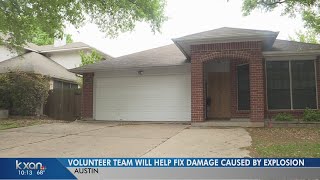 Volunteers hope to ease bombing victim familys pain by helping fix home [upl. by Wasson]