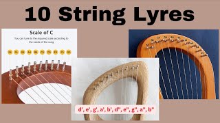 10 String Lyres Overview  Tutorial [upl. by Oakes]