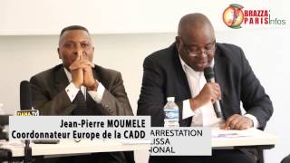 DECLARATION DE LA CADD SUITE A LARRESTATION DE LHONORABLE ANDRE OKOMBI SALISSA DEPUTE NATIONAL [upl. by Nnaillek]