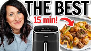 The BEST 15 Minute Air Fryer Recipes → Top 30 Things I ALWAYS Make in the Air Fryer That are FAST [upl. by Katherin467]