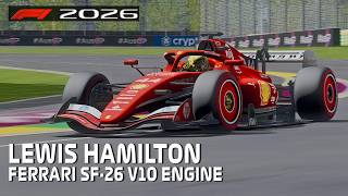 F1 2026 Ferrari V10 Engine Lewis Hamilton Australian Grand Prix Assetto Corsa [upl. by Calesta526]