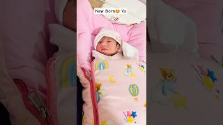 NewBorn Vs NOW🧿 newborn newbornbaby cutebaby babyshort babyshorts shorts short rishabh [upl. by Sondra]