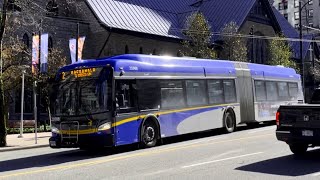 Translink CMBC  2021 NFI XDE60  V21008 on 2 Macdonald To Burrard Station [upl. by Allanson]