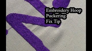 Embroidery Puckering Fix Part 1  Singer Futura XL 550 [upl. by Erdnaek251]