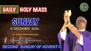 SUNDAY HOLY MASS  8 DECEMBER 2024  SECOND SUNDAY OF ADVENT C by Fr Albert MSFS holymass sunday [upl. by Lisab]