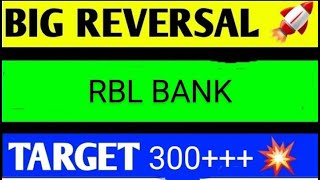 RBL BANK SHARE LATEST NEWS TODAYRBL BANK SHARE TARGETRBL BANK SHARE ANALYSISRBL BANK SHARE NEWS [upl. by Lytle]