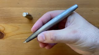 Lamy 2000 Stainless Steel fountain pen review [upl. by Nylkoorb]