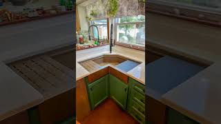 How to make the best use of small kitchen spaces  Custom corner kitchen sinks by Rachiele [upl. by Eibrik]