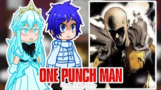 Neo heroes react to Saitama PT1 One punch man  Gacha react by RizzyGC [upl. by Alohs]