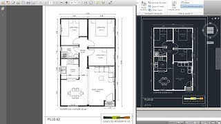 Convertir PDF a DWG en AutoCAD 2013 [upl. by Eelrebma]