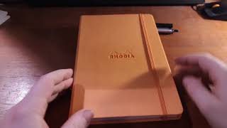 Rhodia Webnotebook A5 Dot Grid Review [upl. by Lynd769]